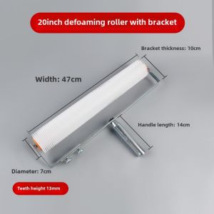 Bang Finishing Floor Construction Paint Roller Medium Hair Short Hair Hot Melt Rolling Brush Self-Leveling Epoxy Coating Long 20-Inch Tool