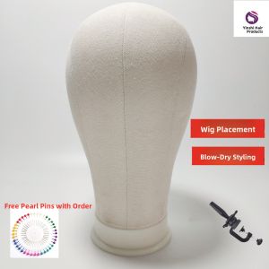 Hair Wig Stand Organizer Canvas Model Head with Needle Insertion Feature Hairdressing Beauty Care Other Wig Items