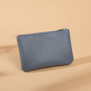 Fashion Leather Short Coin Purses Women Small Change Money Bags Pocket Key Case Pouch Wallets Mini Zipper Card Holder Wallet