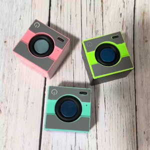 Loa Mini Bluetooth Di Động Công Suất 3W Thiết Kế Gọn Nhẹ Vỏ Nhựa ABS Cứng Cáp Tặng Cáp Sạc