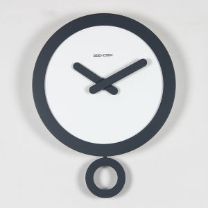 Minimalist Nordic Series Swing Wall Clock Hot Sale Art Home Living Room Clock Simple Retro Creative INS Wall Decoration