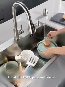 Rarus 304 Stainless Steel Sink Oil Stain Resistant Sink High Temperature Resistant Sink  Food Grade Stainless Steel