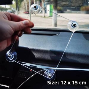 ViDO | Suction Cup & Static Vehicle Permit Holder Clear Acrylic