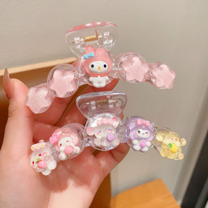Cute Childrens Hair Clips Girls Shark Tail Hair Accessories Back of Head Hairpins Korean Style Baby Girl Hair Decorations