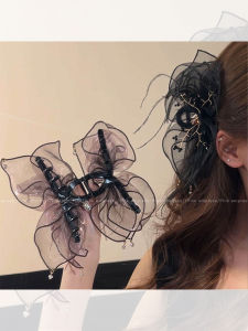 PINK EMPRESS | Korean Style Big Volume Hair Bow Clip Rear Head Ornament