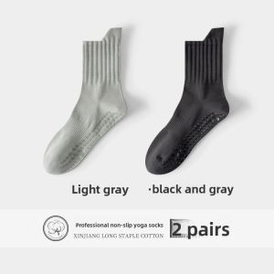 MIANBIAOBAI | Mens Anti-Slip Yoga Socks for Indoor Fitness