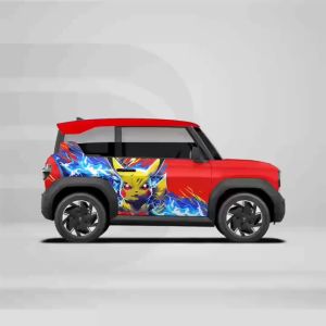 Tem dán xe VF3 - Decal Sticker dán xe - Ds Decal- 2 bên-DsDecal