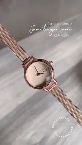 Đồng Hồ Nữ Barsh DH54 Mặt Tròn Dây Lưới Nhỏ Gọn Thanh Lịch Phong Cách Vintage Basic Jewelry