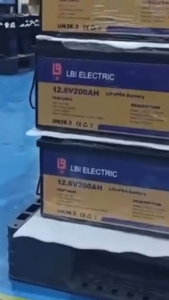 LBI แบตลิเธียม 12.8V 300Ah แบตเตอรี่ LiFePO4 Battery โซล่าเซลล์ แบตเตอรี่ใหม่เอี่ยม เซลล์เกรด A