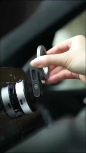 Strong Magnetic Car Phone Mount Electric Suction Cup Foldable 360 Rotatable Mobile Phone Holder Vacuum Adsorption Stable Phone
