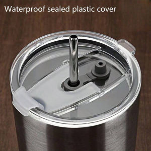 20oz/30oz Splash Proof Sealing Bottle Cover Plain Plastic Lids for Ozark Trail RTIC Yeti Tumbler Cup Multicolor Thermos Lid