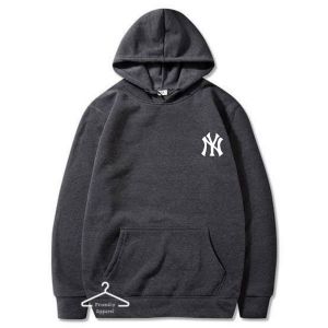 Pullover Hoodie Logo NY Oversize Pria Wanita Hoodie Jumbo Bigsize XL-5XL