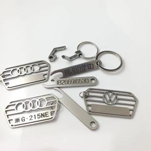 1-10PC Portable Stainless Steel Beer Bottle Opener Keychain Men Gifts Mini Bottle Opener Titanium Alloy Key Ring Carry Easily