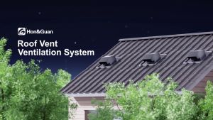 4 หลังคา Vent Cap Hon & Guan หลังคา Vents สำหรับบ้านเหล็กชุบสังกะสีบนชั้นดาดฟ้าเครื่องเป่าไอเสีย Vent Cap กับ D Amperสีดำ