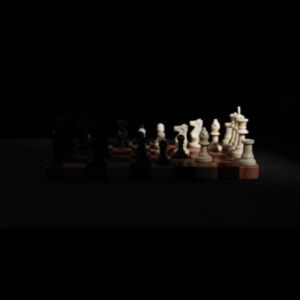 Ebony and Rubberwood End-Grain Cutting Board Chessboard Pattern Chopping Block Double-sided Using Wooden Butcher Board with Hole