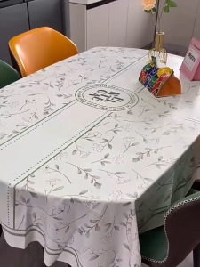 【现货速发】youmi Waterproof Tablecloth Dining Table Cloth PVC Table Mat 防水桌布 餐桌垫 厨房桌布 Kain Meja Tahan Minyak Alas Meja Mudah Dicuci