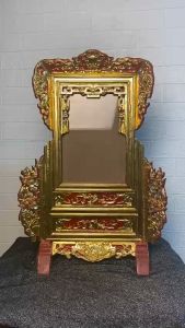 Khung ảnh chiện mai-Khung ảnh thờ cúng gỗ mít khung hình 2 cỡ ảnh 21x31 và 25x35