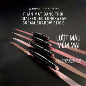 [ƯU ĐÃI 25-29.10] [MỚI] Phấn mắt dạng thỏi 2 đầu Bobbi Brown Dual-Ended Long-Wear Cream Shadow Stick | Lâu trôi 24H chất kem mướt mịn dễ tán