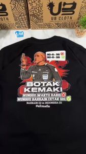 Baju Kaos Wasit Curang Botak Kemaki Wasit Bahrain VS Indonesia - Tshirt Distro Premium Pria Wanita 24s - FREE STICKER