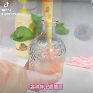 3in1 Sikat Botol Gelas Alat Pembersih Dapur Pegangan Panjang  multifungsi spon bisa dilepas