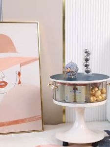 Snack Box Movable Living Room Snack Storage Cabinet for Fruits