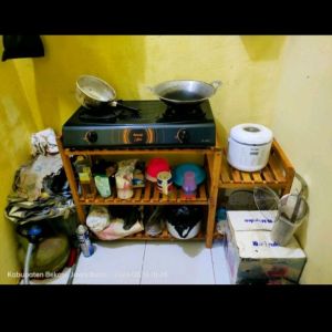 meja kompor tungku 2 - meja dapur serbaguna rak - rak kompor 2 tungku minimalis - meja kompor - rak susun serba guna - tempat kompor gas 2 tungku - rak kayu susun serbaguna - meja dispensir dan mejicom
