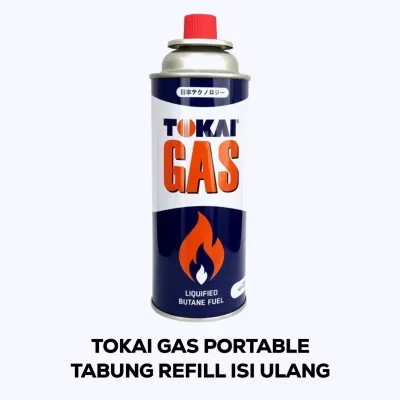 Tokai Gas terbaik Portable Refil Liquified Butane Fuel isi 235 Gram