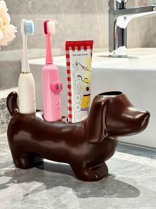 จักรีบ้านพักแปรงฟันไฟฟ้า จักรีน้ำยาฟอกสีฟัน จักรีกระดานจัดระเบียบ กระดานจัดวางอุปกรณ์การแต่งหน้าสำหรับห้องน้ำ จักรีฐานแปรงฟัน