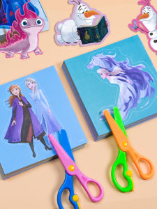 YOUYOUSHU | Frozen Elsa Princess Cutting Paper Craft Toys