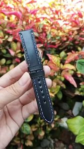 Tali Jam Kulit Asli Custom Uk 18mm Pull Up Warna Hitam Garansi 1 Tahun