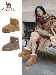 CAMEL | Thick Warm New Thick-bottom Snow Boots