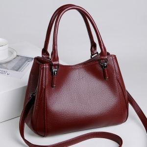 Royal Bagger Handbag For Women Girls Genuine Cow Leather Fashion Shoulder Bag Top Handle Bags Casual Party Ladies Sling Bag Real Leather Litchi Pattern