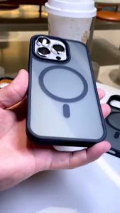 Magsafe Case iPhone 16 Plus 16 Pro max iPhone 17 17 pro 17 air 17 pro max Casing Hybrid Dove Black Matte