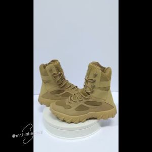 LAMALILI Tactical Boots Mens Combat Military Boots Fashion Tactical Combat Shoes Breathable Boots