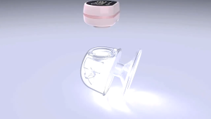 CuddleNest Baby Pompa ASI Elektrik Nirkabel Isi Ulang Tanpa Genggam