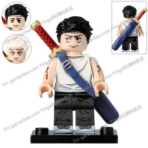 Two-Sided Ningyo Assembly Toy Blocks Summons Black Deer Wu Liang Wooden Pawns Magnetic Tiles Building Blocks for Boys And Girls