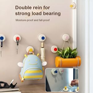 Dopamine Suction Cup Hooks: Hole-Free Wall-Mounted Door Hooks