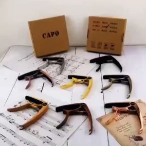 (พร้อมส่ง) คาโป้ capo กีตาร์โปร่ง กีตาร์ไฟฟ้า เบส อูคูเลเล่ รุ่นCP-00 สปริงดี หนีบแน่น ไม่บอด ถอดหมุดได้ แถมฟรีปิ๊กกีตาร