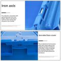 Thickened Plastic Storage Box with Cover Organizer Bin Material Box Slant Insertion Style Plastic Basket for Home Organization. 
