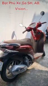 Bạt phủ xe tay ga vải dù cao cấp siêu to siêu bền chống nắng mưa bụi chống thấm nước [Siêu dầy nặng 14kg]