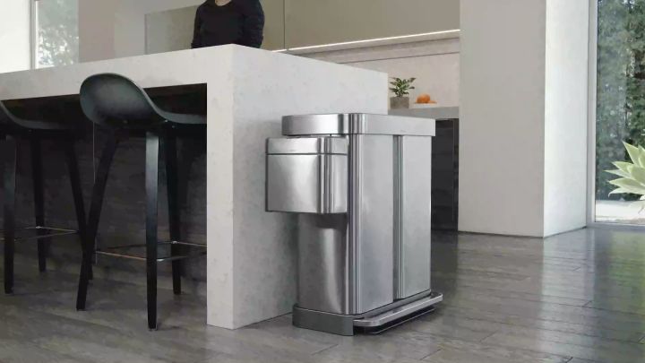 Simplehuman Garbage Caddy simplehuman Compost Caddy, Detachable and Countertop Bin, 4L | Lazada ...