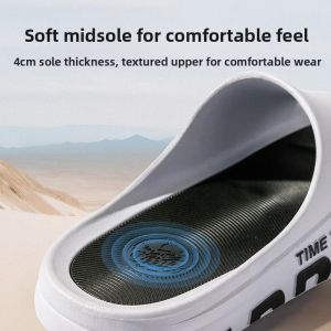 Warrior Mens Slippers Silent Thick Bottom Casual Bath Indoor Wear Fall 2025 New Style Outdoor Home Comfortable Slippers