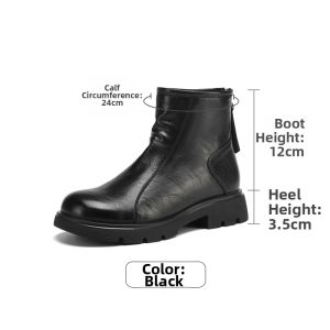 Josiny | Fur-Lined Warm Winter Women Short Boots