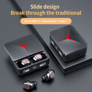 ITEJDJ M90 TWS 5.3 Bluetooth Earphones with MicStereo Touch Control Wireless Earbuds for GamingHifi Sports Bluetooth Headset for Oppo Xiaomi Huawei iPhone Samsung Vivo Redmi Mobile Phone/Tablets/Laptop