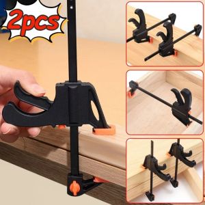 2Pcs Woodworking Clamp Carbon Steel Adjustable F-type Woodwork Clamps Portable Home Improvement DIY Handmade Fixed Clip Repair Gadget