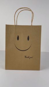 TÚI GIẤY KRAFT NÂU SMILE QUÀ TẶNG. MÃ SMILE-SK