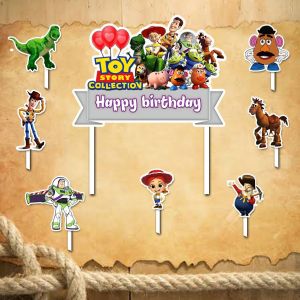 Topper cake Toy story happy birthday Hiasan kue ulang tahun
