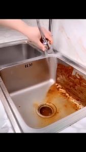 360 Degree Swivel 3 Modes Anti-Splash Water Saving Faucet Kitchen Sink Dapur Sink Tap Faucet Nozzle / Tap Extension  Sink Faucet Filter Nozzle / Kitchen Universal Tap Head Attachment水龍頭節水器增壓花灑器