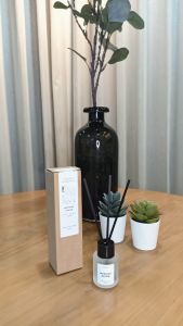 Aelyx Reed Diffuser Sunrise Bliss Pengharum Kamar dan Ruang Tamu Paket Diffuser 25ml + Refill 100ml