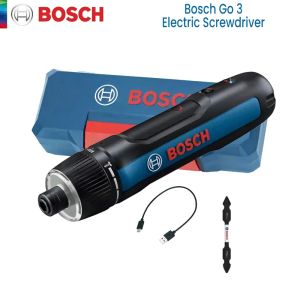 Bosch | Bosch GO 3 /GO2 Cordless Screwdriver 3.6V Rechargeable Electric Screw Driver Multi-Function Drill Repairing Power Tools Kit GO 2